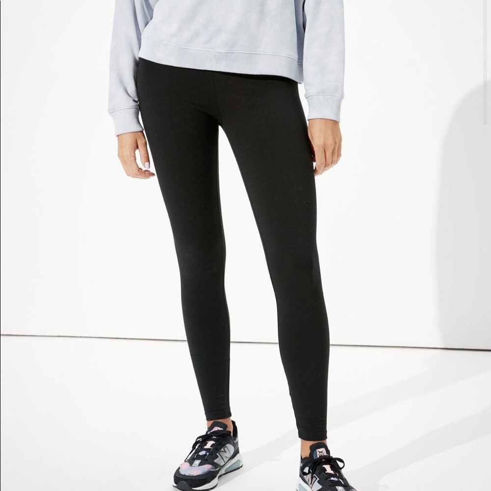 black high waisted leggings